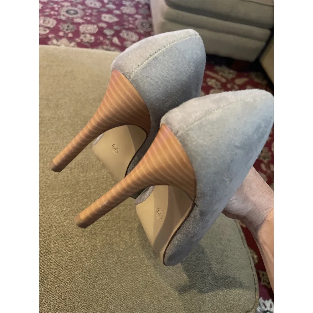 Esmara Ladies Women's Pumps Shoes Size 8 Heels Suede (TD)
